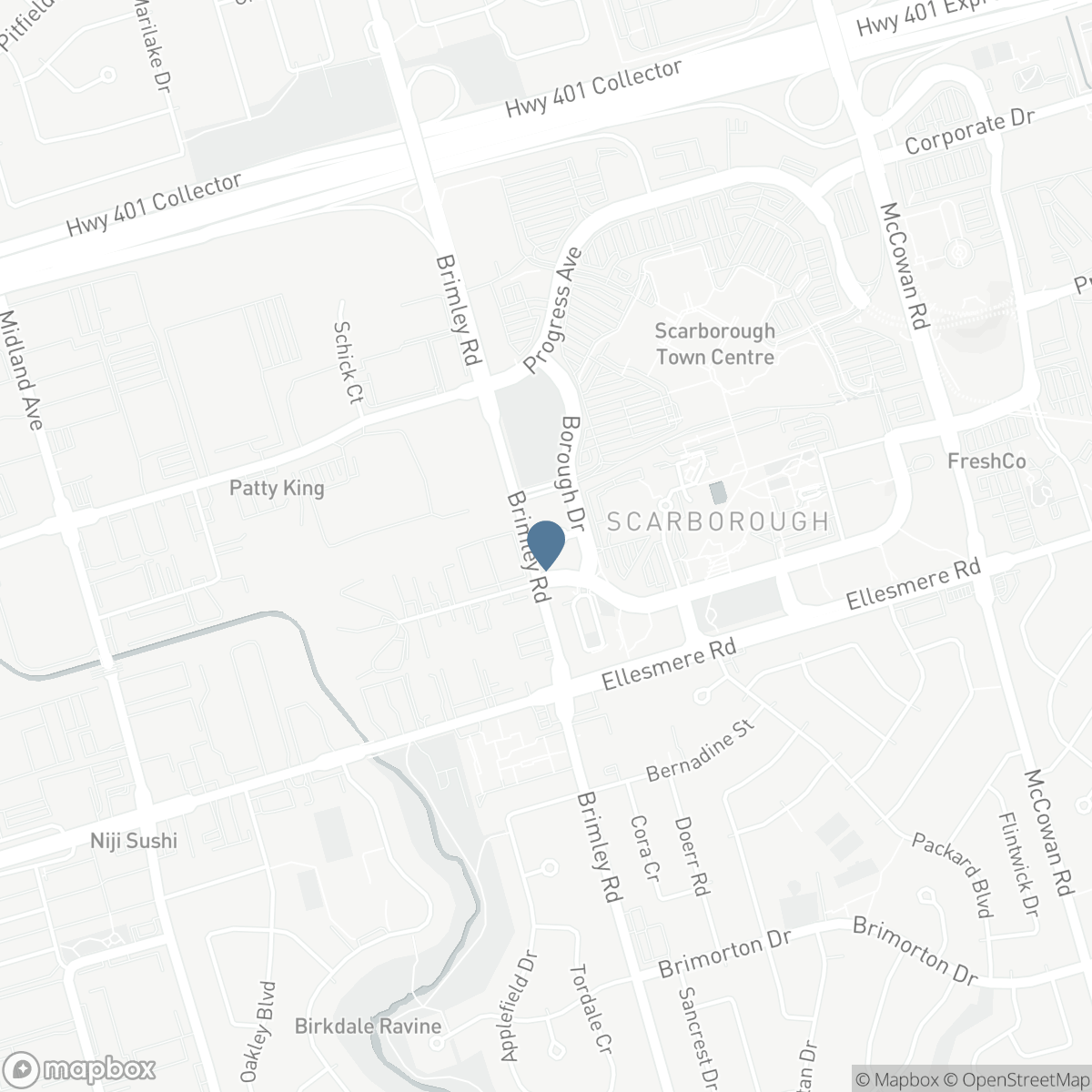 1105 - 83 BOROUGH DRIVE, Toronto, Ontario M1P 5E4